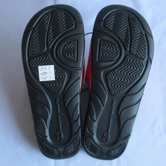 🤩 CHAMPION MEGA SLIDE SCARLETT BLACK WOMENS SLIDE SANDALS (SIZE 7) 🤩 - Picture 3 of 15